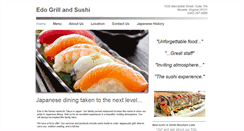 Desktop Screenshot of edogrillandsushisml.com